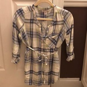 Motherhood maternity 3/4 sleeve tunic top EUC